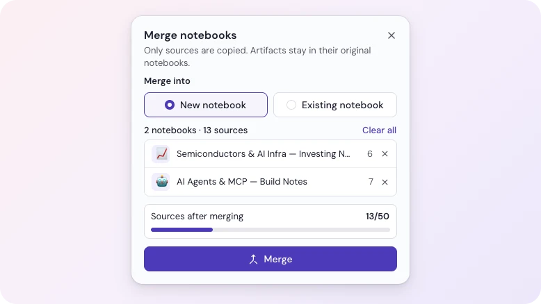 Merge notebooks